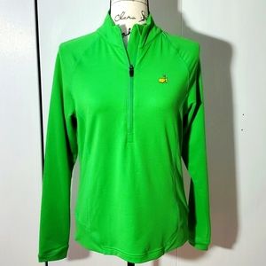 Magnolia Lane Fern Green Quarter Zip Top Sz.Medium